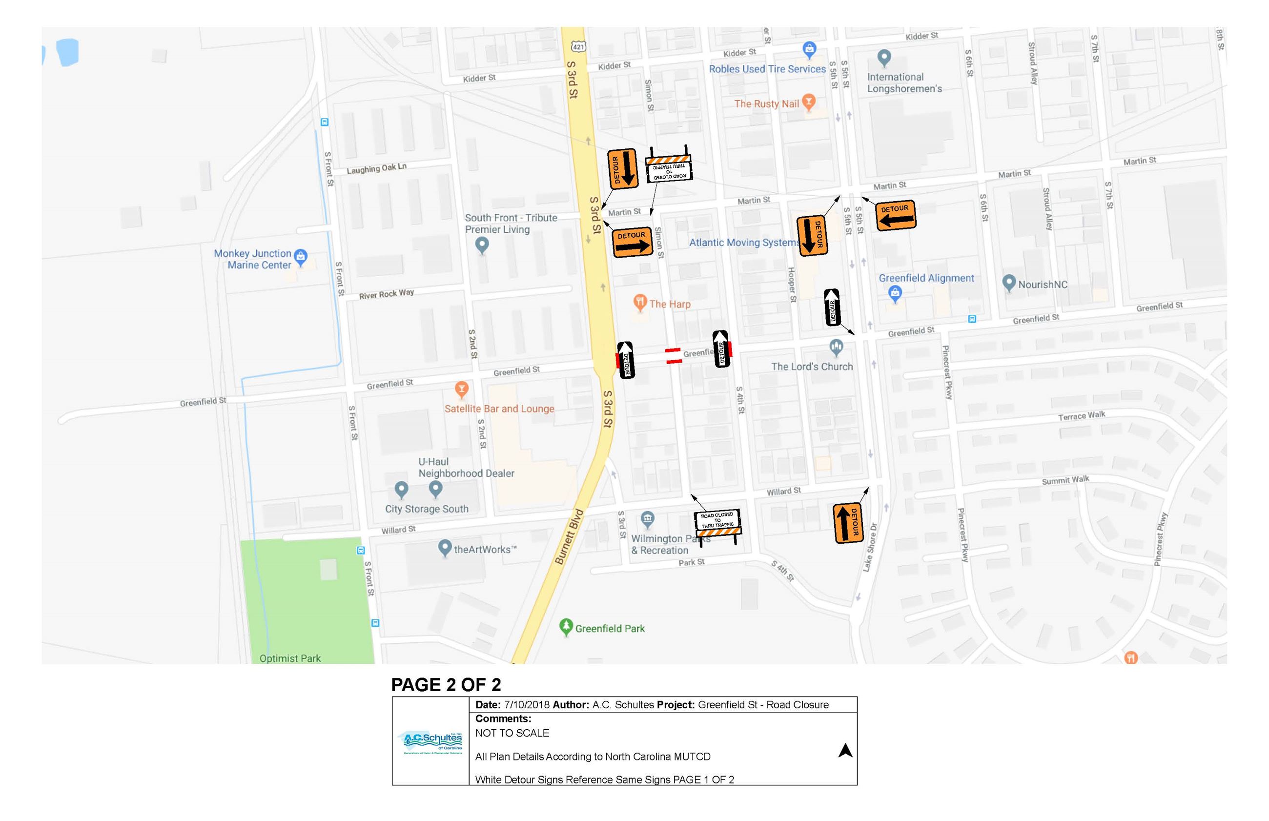 CF053118NC - AC Schultes -  Greenfield St - Road Closure - Page 2 of 2