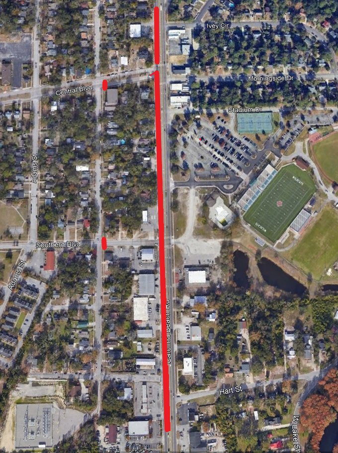 Carolina Beach Rd Traffic Control Plan