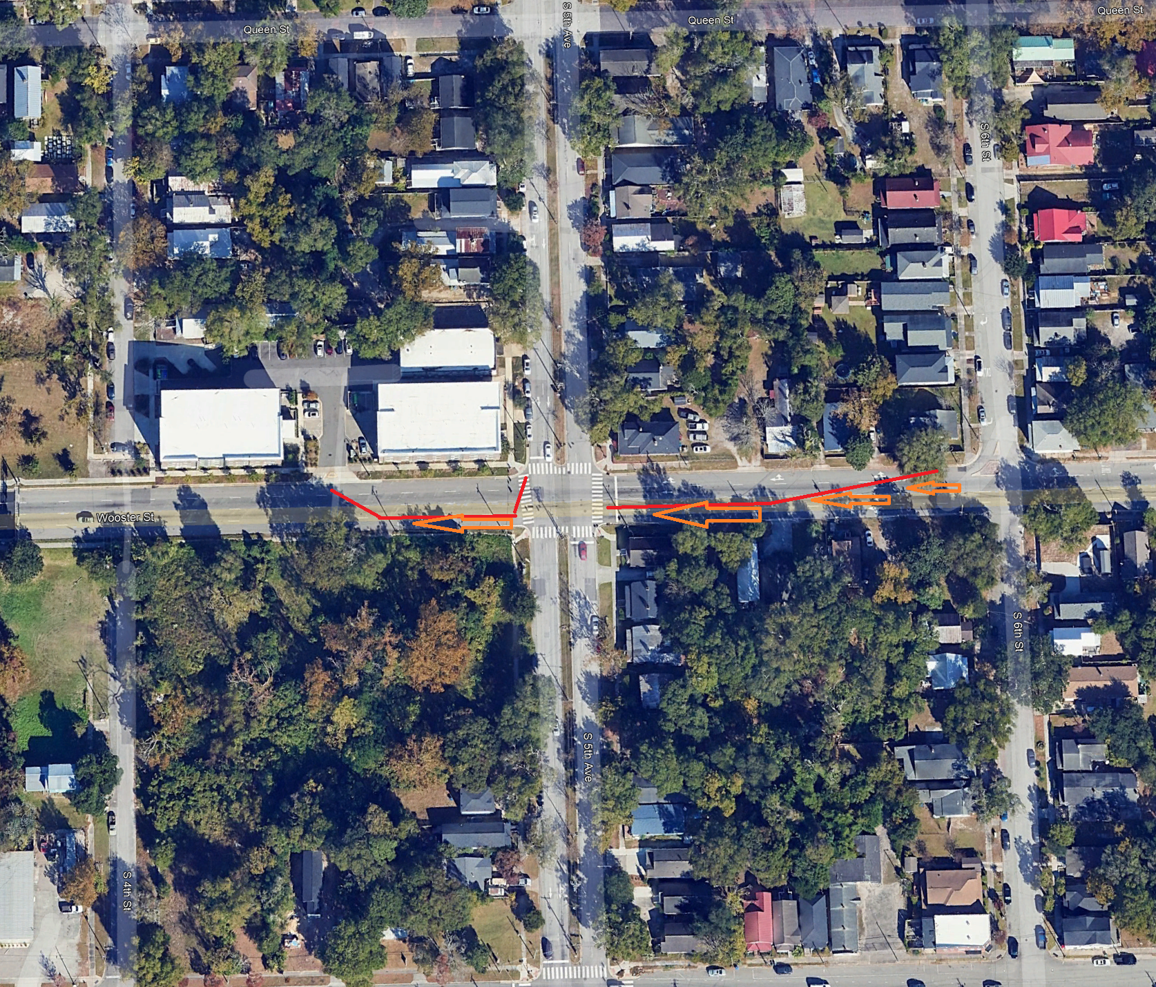 Wooster St and S 5th Ave