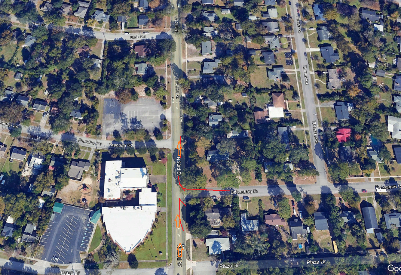 23rd St Traffic Advisory